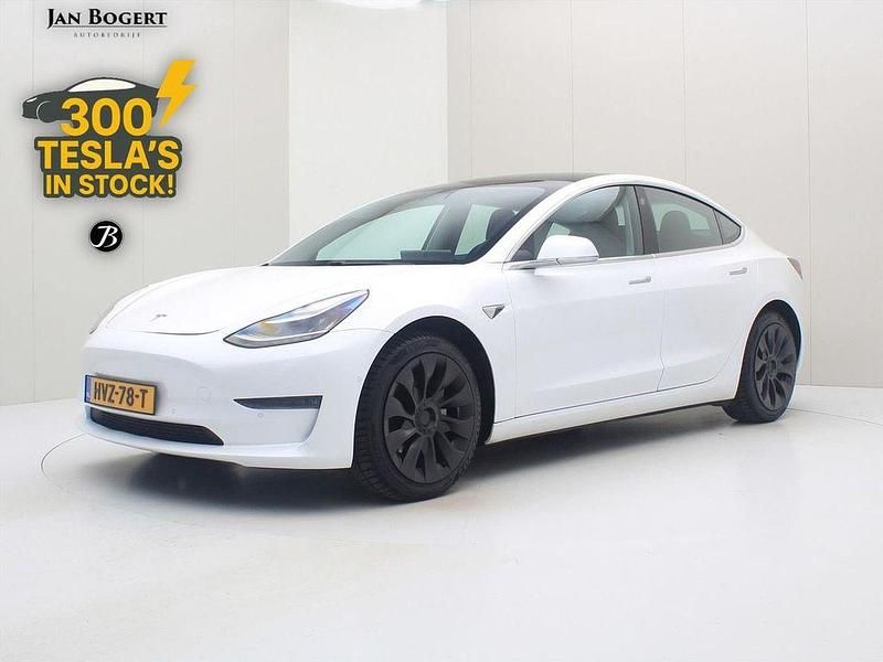 Weiß Gebraucht 2019 Tesla Model 3 Long Range AWD Limousine | 22.700 € - Bild 1/4