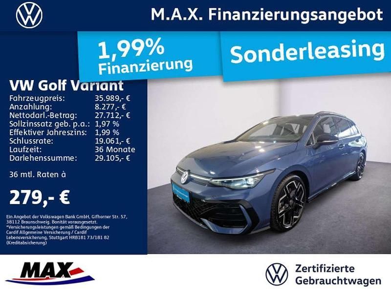 Anemonenblau metallic (metallic) Gebraucht 2024 VW Golf VIII R-line Kombi | 35.989 € (Teuer) - Bild 1/3