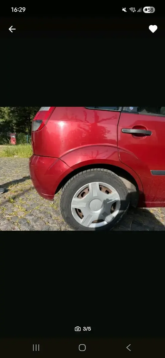 Gebraucht Ford Fiesta 80 PS (58 kW) 2004 Rot Kleinwagen