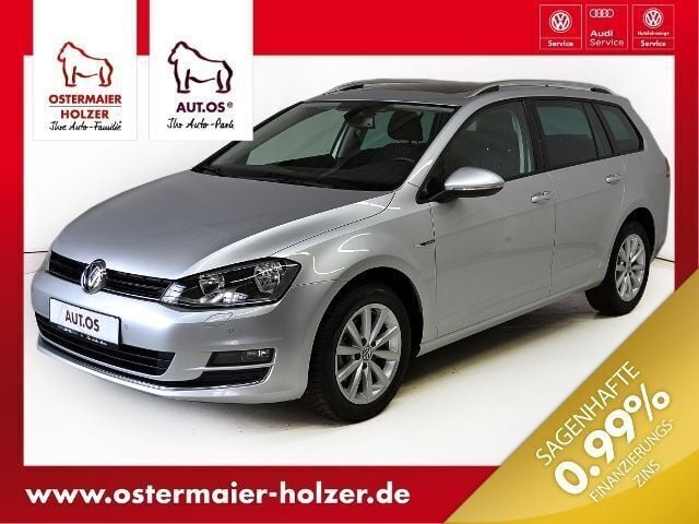 Silber metallic Gebraucht 2015 VW Golf VII Comfortline Kombi | 20.400 € - Bild 1/4