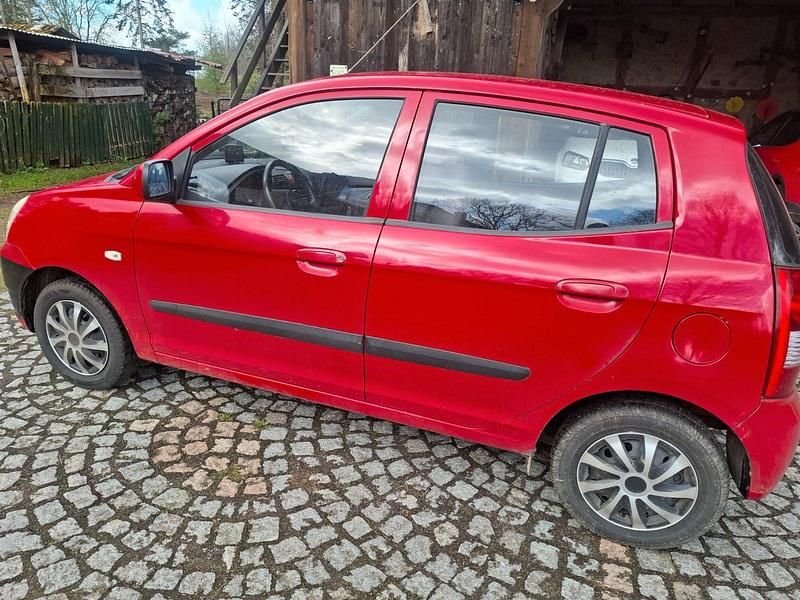 Gebraucht Kia Picanto EX 65 PS (47 kW) 2005 Rot Kleinwagen