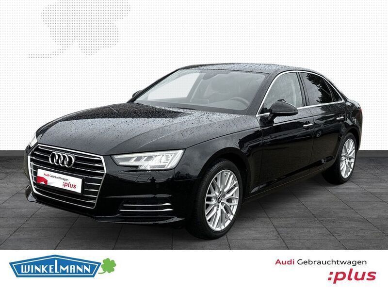 Brillantschwarz Gebraucht 2017 Audi A4 Design Limousine | 19.450 € (Guter Preis) - Bild 1/4