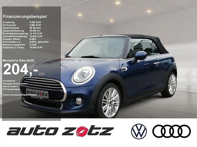 Blau Gebraucht 2018 Mini Cooper Cabriolet Cabrio | 16.845 € (Fairer Preis) - Bild 1/2