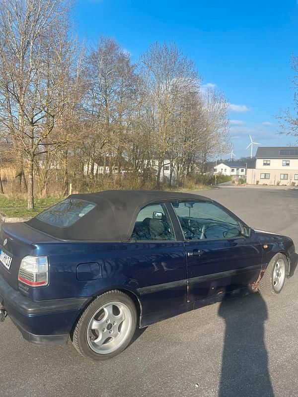 Blau Gebraucht 1999 VW Golf Cabriolet Cabrio | 650 € (Superpreis) - Bild 1/4