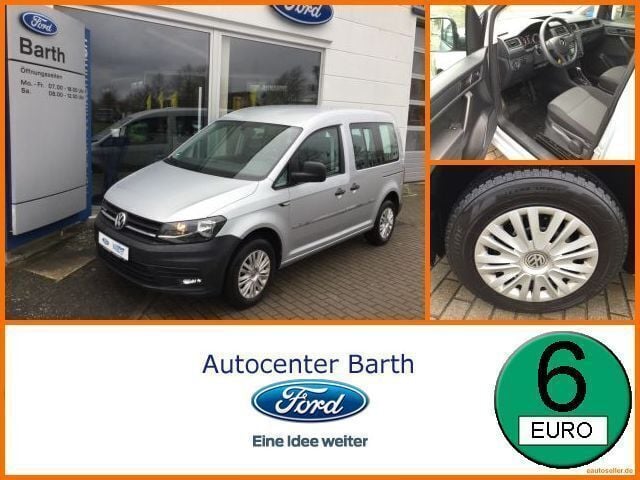 Reflexsilber metallic Gebraucht 2018 VW Caddy Van / Kleinbus | 15.890 € (Guter Preis) - Bild 1/4