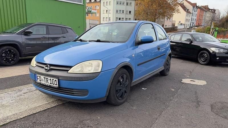 Blau Gebraucht 2002 Opel Corsa Limousine | 2.750 € (Fairer Preis) - Bild 1/4
