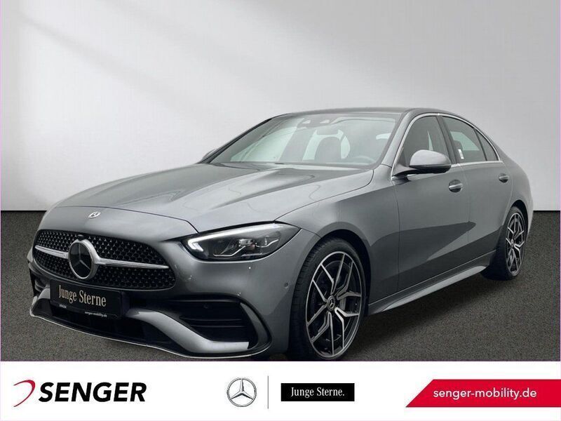 Grau Gebraucht 2024 Mercedes C220 AMG Limousine | 45.780 € (Fairer Preis) - Bild 1/4