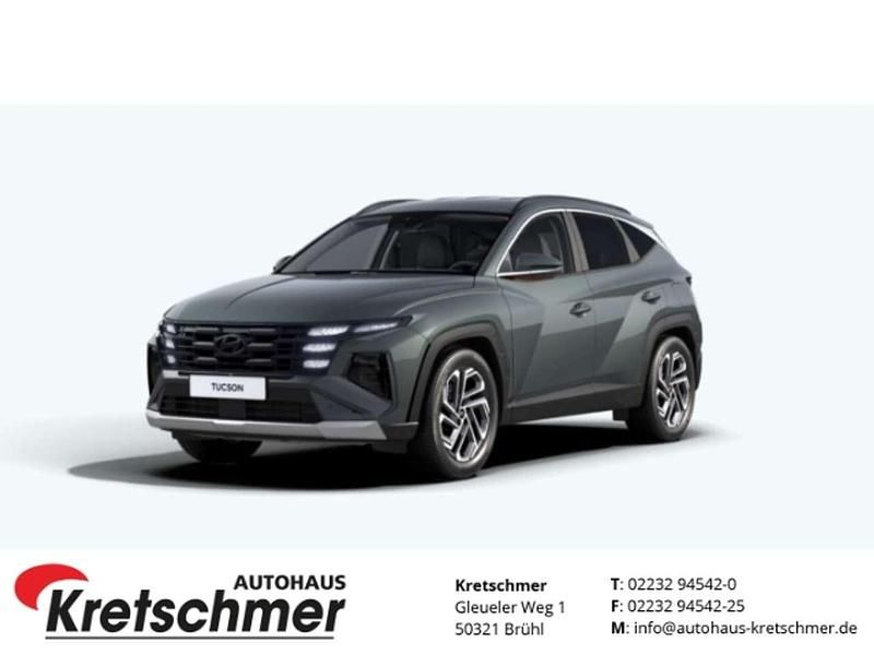 Cypress green / mic Gebraucht 2025 Hyundai Tucson Prime SUV | 39.890 € (Teuer) - Bild 1/4