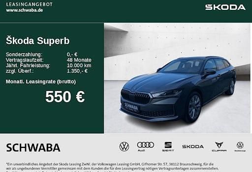 Neu Skoda Superb Selection 150 PS (110 kW) 2026 Grau Kombi