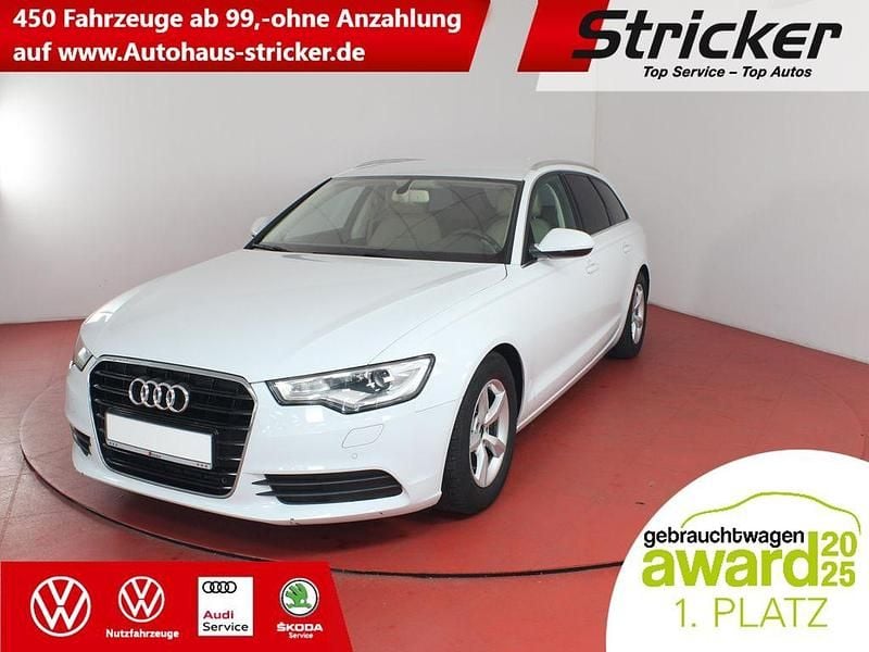 Weiß (metallic) Gebraucht 2012 Audi A6 Kombi | 9.949 € - Bild 1/4