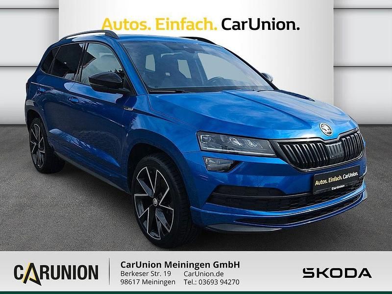 Gebraucht Skoda Karoq SportLine 190 PS (139 kW) 2020 Blau SUV
