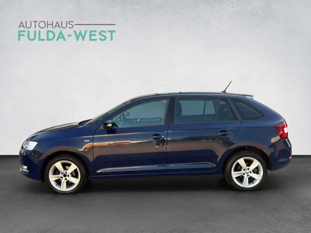 Gebraucht Skoda Rapid 95 PS (69 kW) 2018 Blau Kleinwagen