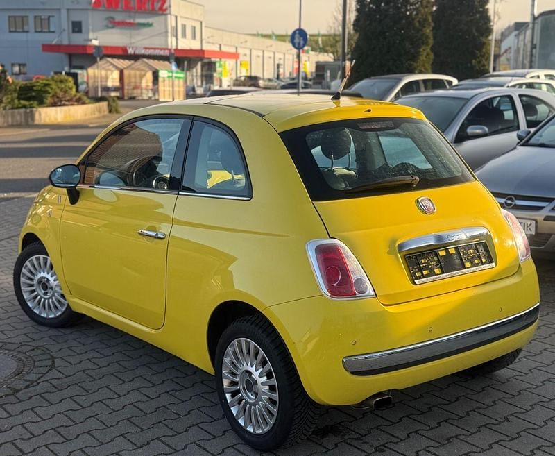 Gebraucht Fiat 500 Lounge 69 PS (50 kW) 2010 Gelb Kleinwagen