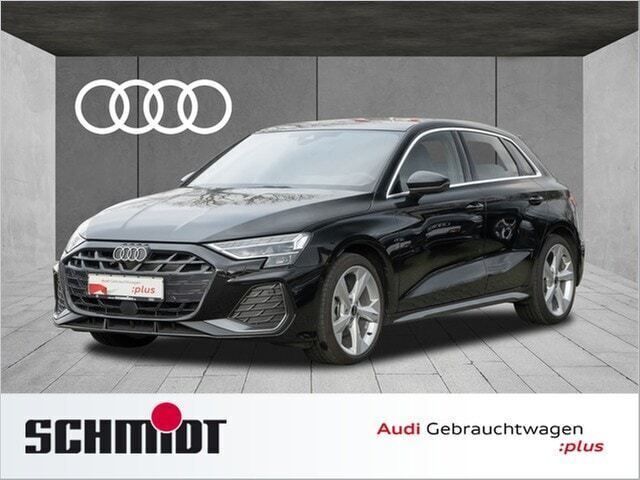 Mythosschwarz metallic Gebraucht 2024 Audi A3 S-Line | 34.320 € (Superpreis) - Bild 1/2