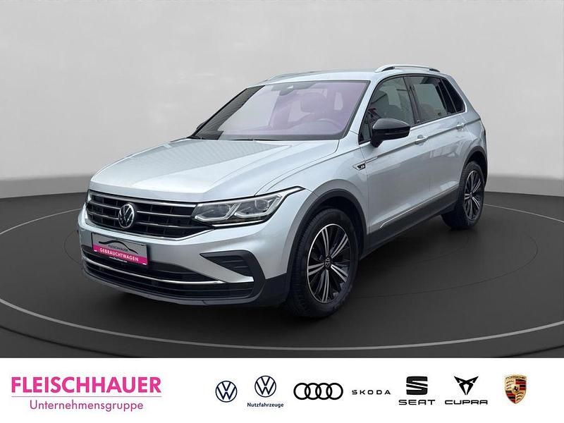 Silber Gebraucht 2021 VW Tiguan United SUV | 27.990 € (Fairer Preis) - Bild 1/4