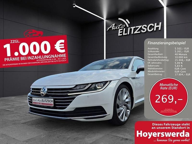 Oryxweiß perlmutteffekt Gebraucht 2018 VW Arteon Elegance Limousine | 20.450 € (Guter Preis) - Bild 1/3
