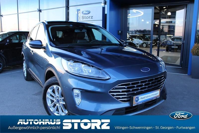 Chromablau Gebraucht 2022 Ford Kuga Titanium X SUV | 17.290 € (Superpreis) - Bild 1/4