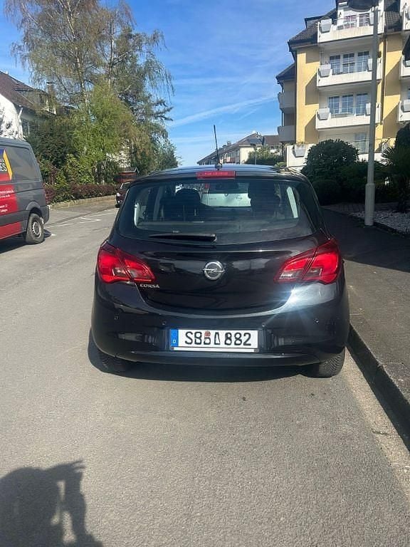Gebraucht Opel Corsa Edition 69 PS (50 kW) 2016 Schwarz Kleinwagen
