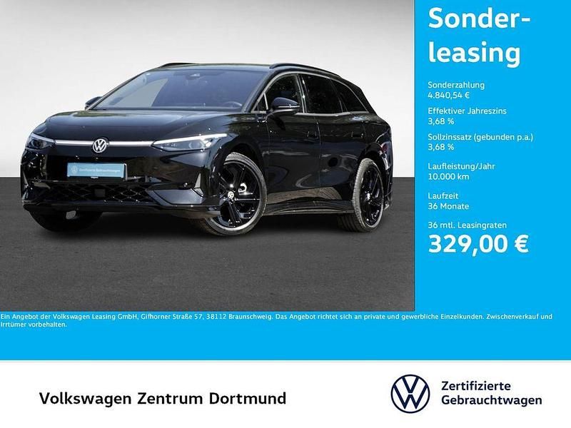 Schwarz Gebraucht 2024 VW ID.7 GTX Limousine | 48.811 € (Fairer Preis) - Bild 1/3
