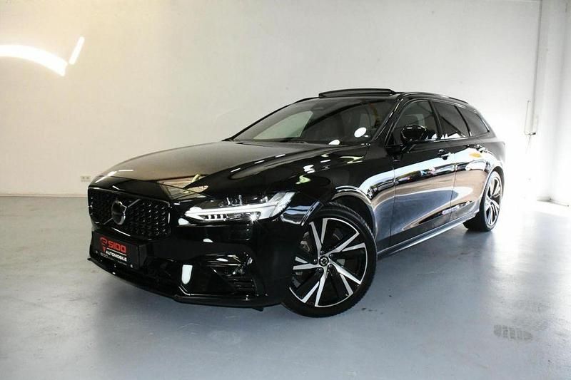 Onyx black metallic (schwarz) Gebraucht 2023 Volvo V90 Plus Kombi | 38.480 € (Superpreis) - Bild 1/4