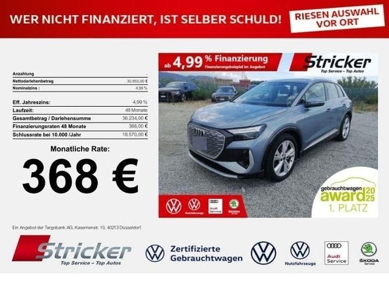 Geysirblau metallic (metallic) Gebraucht 2023 Audi e-tron S-Line SUV | 30.949 € (Superpreis) - Bild 1/3