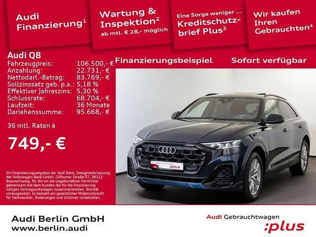 Gebraucht Audi Q8 Ambiente 340 PS (250 kW) 2025 Waitomoblau metallic SUV