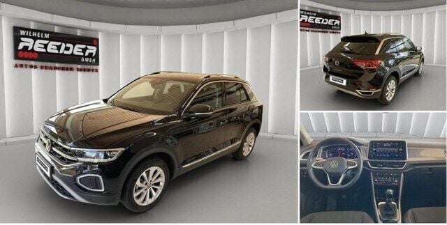 Deepblackperleffekt (schwarz) Gebraucht 2022 VW T-Roc Style SUV | 25.650 € (Etwas zu teuer) - Bild 1/4