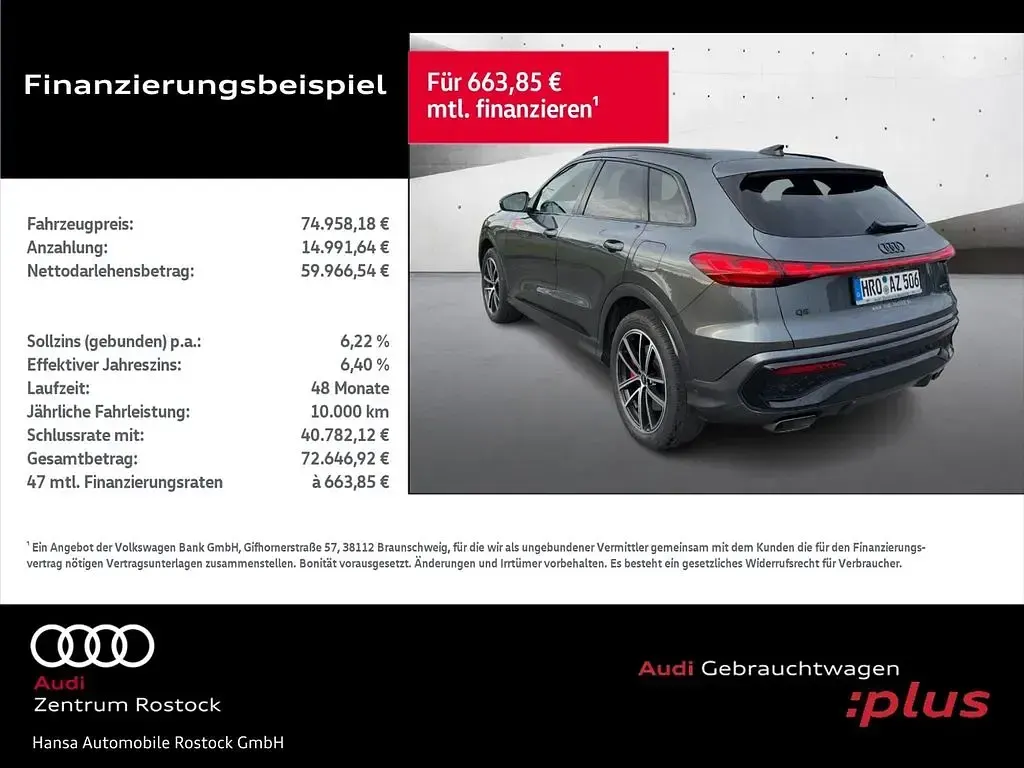 Gebraucht Audi Q5 Sport 252 PS (185 kW) 2025 Grau SUV