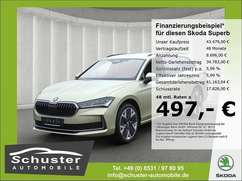 Gebraucht Skoda Superb Selection 150 PS (110 kW) 2024 Beige Kombi