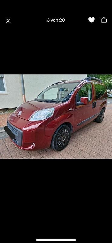 Gebraucht Fiat Qubo Dynamic 73 PS (53 kW) 2011 Rot Van / Kleinbus