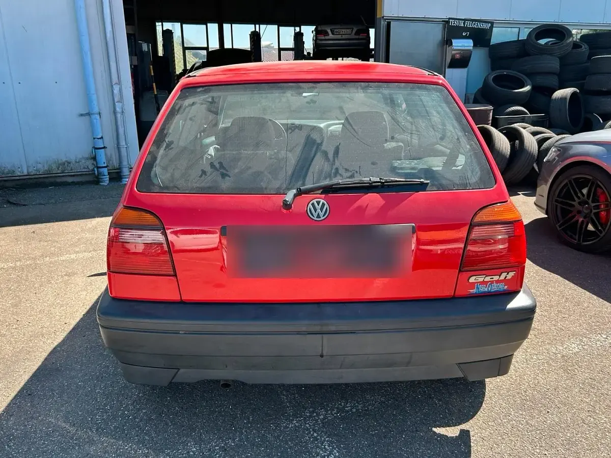 Gebraucht VW Golf III 75 PS (55 kW) 1993 Rot Kleinwagen