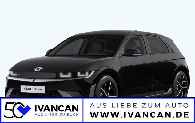 Schwarz (abyss black) Neu 2025 Hyundai Ioniq 5 N Line SUV | 48.290 € (Fairer Preis) - Bild 1/4