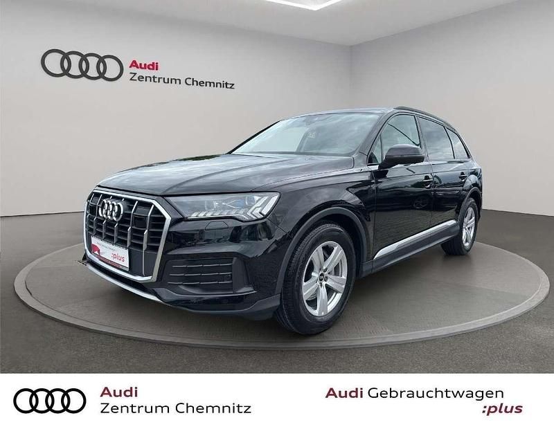 Orcaschwarz metallic Gebraucht 2021 Audi Q7 SUV | 57.990 € (Superpreis) - Bild 1/4
