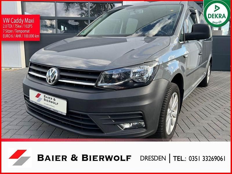 Grau Gebraucht 2017 VW Caddy Maxi Van / Kleinbus | 16.990 € (Etwas zu teuer) - Bild 1/4