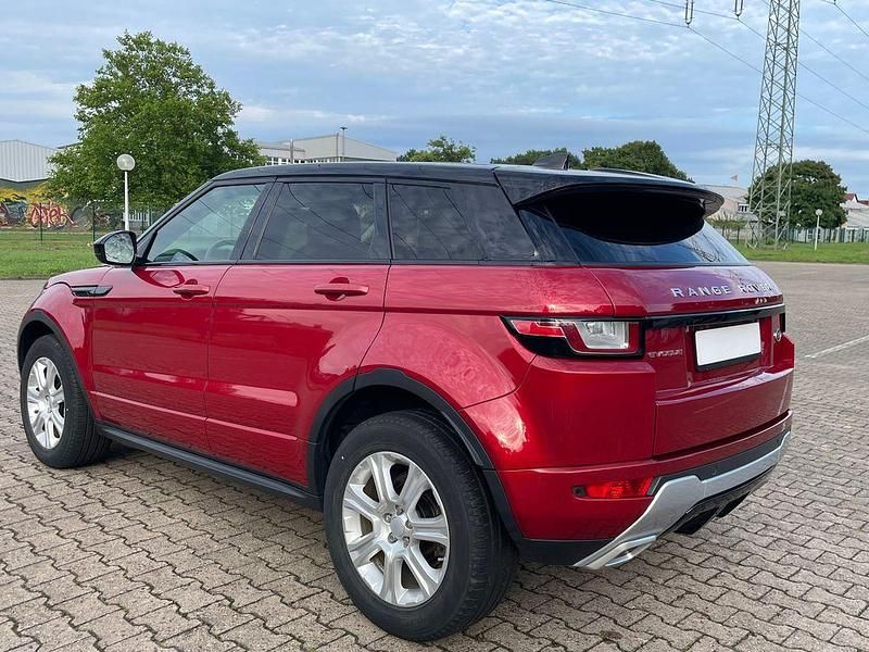 Rot Gebraucht 2018 Land Rover Range Rover evoque SE SUV | 24.990 € (Superpreis) - Bild 1/4