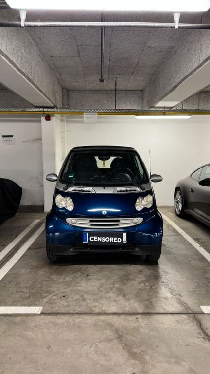 Blau Gebraucht 2003 Smart ForTwo Cabrio Passion Cabrio | 1.900 € (Fairer Preis) - Bild 1/4