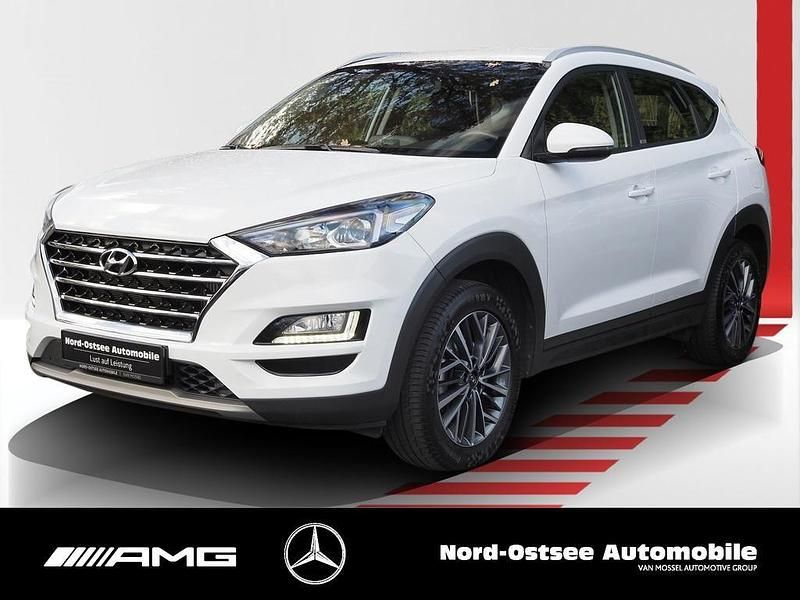 Polar white / sol Gebraucht 2020 Hyundai Tucson Advantage SUV | 28.990 € - Bild 1/4