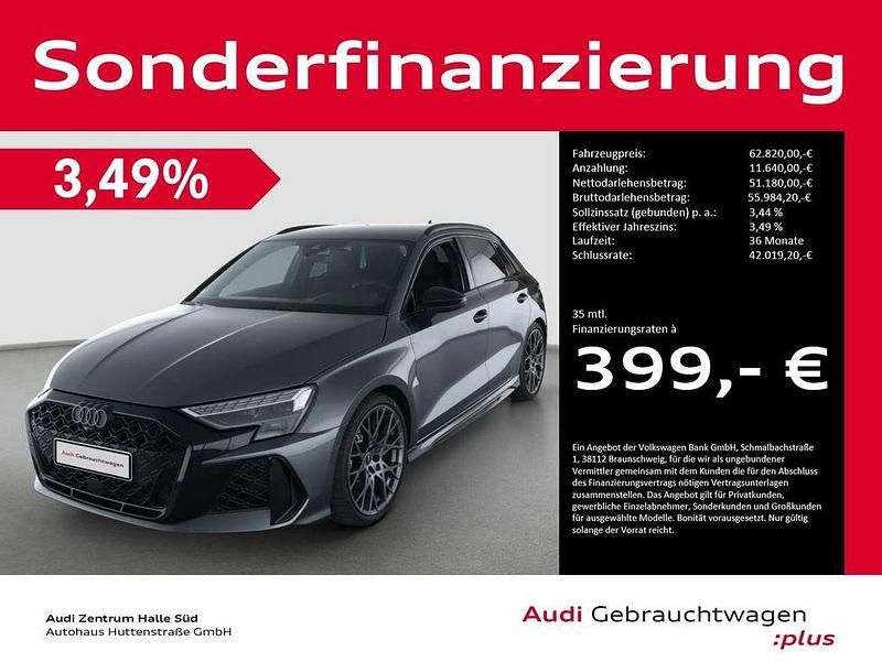 Daytonagrau perleffekt Gebraucht 2024 Audi RS3 Ambiente Limousine | 61.920 € (Fairer Preis) - Bild 1/4