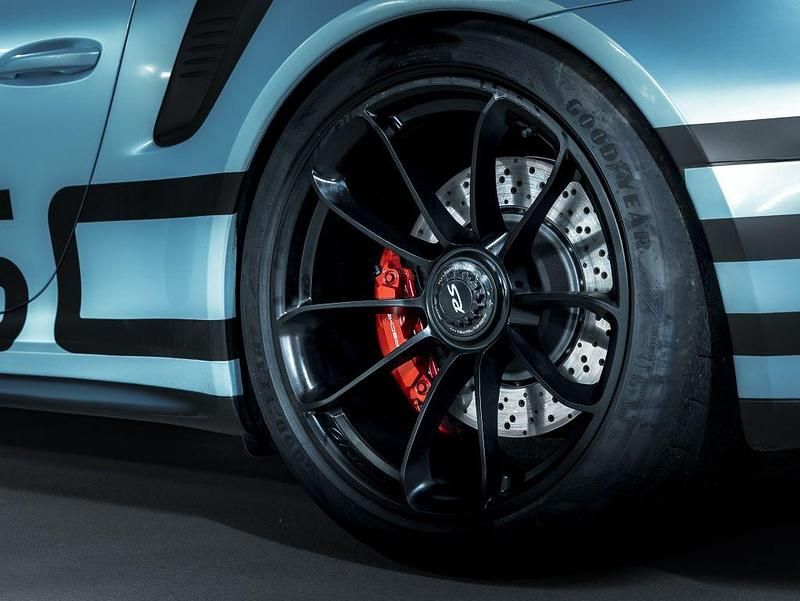 Gebraucht Porsche 911 GT3 RS 521 PS (383 kW) 2018 Schwarz / vollfolierung blau Coupé