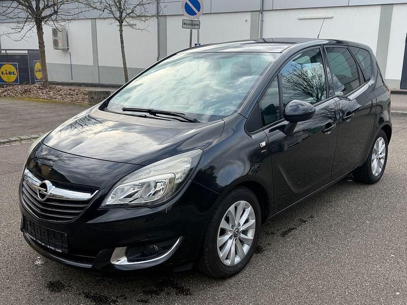 Gebraucht Opel Meriva drive 110 PS (80 kW) 2016 Schwarz Van / Kleinbus
