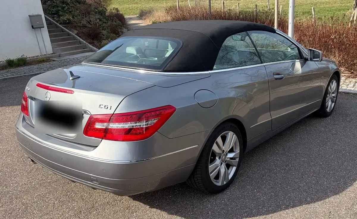 Brugt Mercedes E250 Elegance 204 HK (150 kW) 2010 Sølv Cabriolet