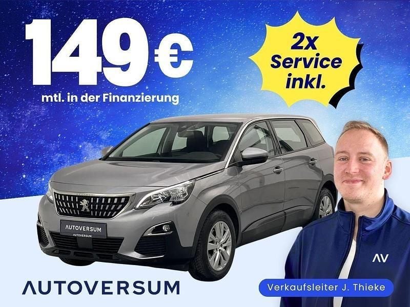 Grau Gebraucht 2020 Peugeot 5008 Business-Line Van / Kleinbus | 20.285 € (Guter Preis) - Bild 1/3