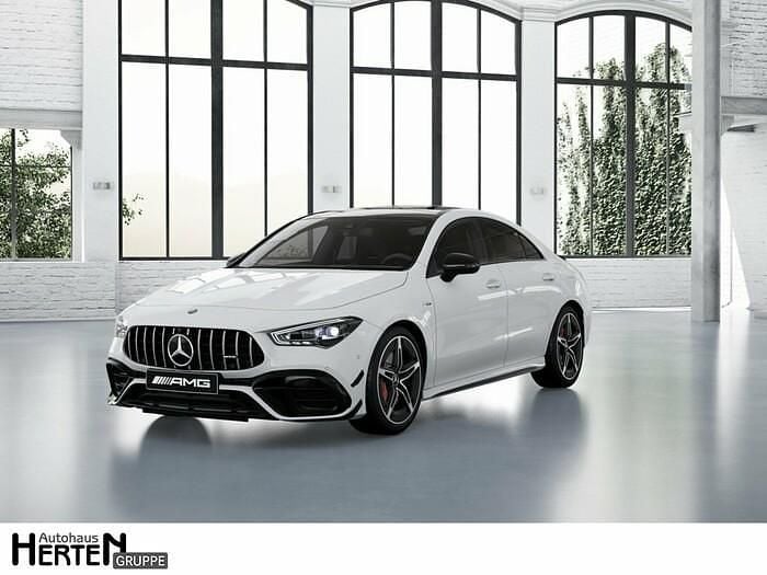 Unilack polarweiß Gebraucht 2025 Mercedes CLA45 AMG AMG Coupé | 64.700 € (Fairer Preis) - Bild 1/3