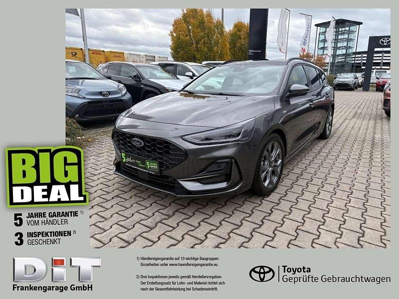 Magneticgrau (metallic) Gebraucht 2024 Ford Focus ST-Line X Kombi | 23.690 € (Guter Preis) - Bild 1/4