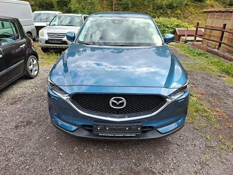 Blau Gebraucht 2018 Mazda CX-5 Exclusive-Line SUV | 14.500 € (Superpreis) - Bild 1/4