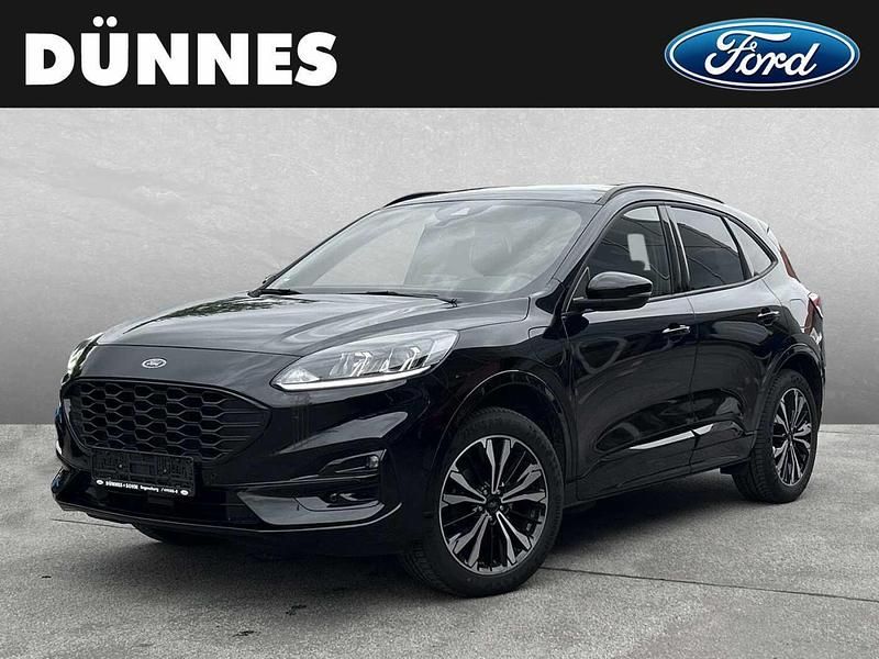 Schwarz (obsidian schwarz) Gebraucht 2022 Ford Kuga ST-Line SUV | 27.995 € (Teuer) - Bild 1/4