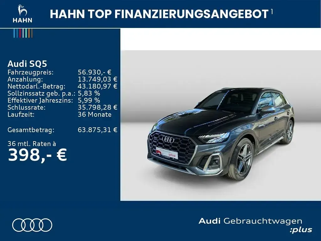 Gebraucht Audi SQ5 Sport 341 PS (250 kW) 2025 Daytonagrau perleffekt SUV