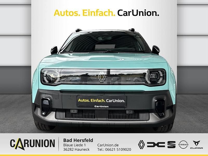 Neu Renault 4 E-Tech Iconic 110 kW (150 PS) 2025 Hautsdefrancegrün, black pe SUV