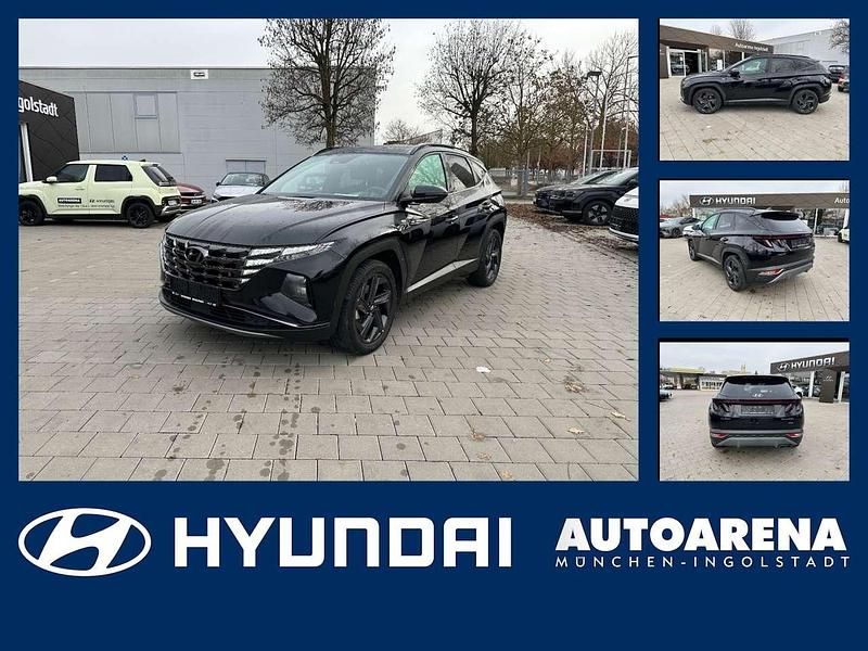 Abyss black / met Gebraucht 2023 Hyundai Tucson Blackline SUV | 29.975 € (Fairer Preis) - Bild 1/4