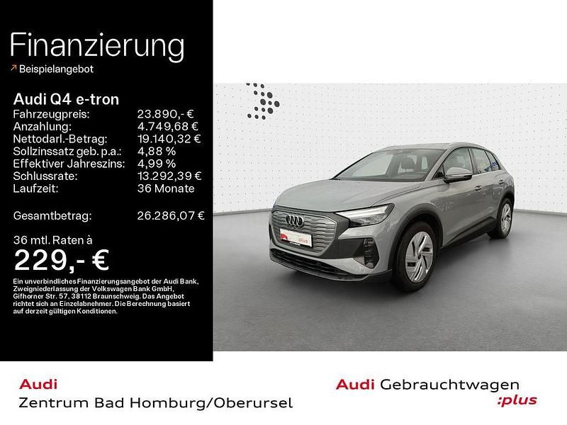 Kieselgrau Gebraucht 2022 Audi Q4 e-tron Comfort SUV | 23.890 € (Teuer) - Bild 1/4